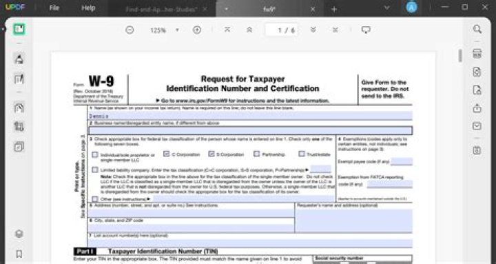 step by step W9 form for onlyfans creators part I